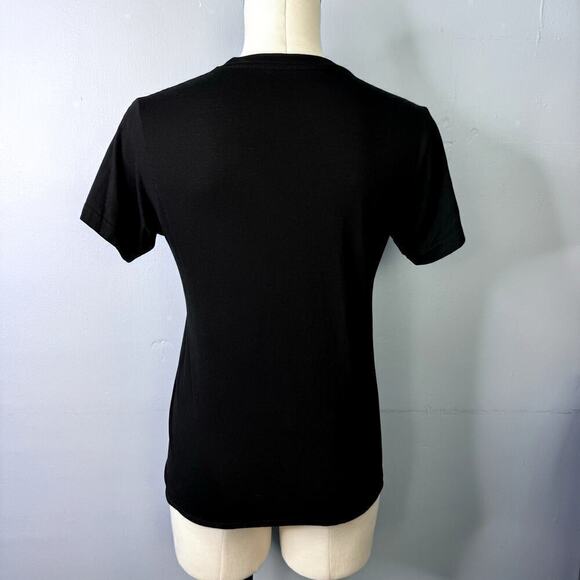 Amoeba Music Limited Edition Gold on Black Logo Graphic Fitted T-Shirt Size XS - Picture 3 of 11